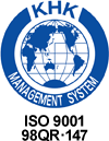 KHK MANAGEMENT SYSTEM ISO 9001 00QR・0000